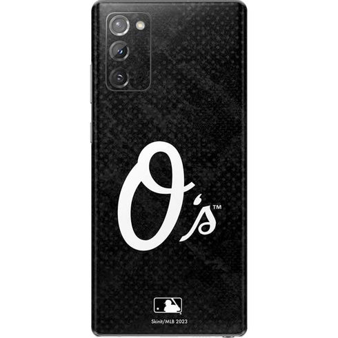 MLB Baltimore Orioles Dark Wash Galaxy Note20 5G Skin